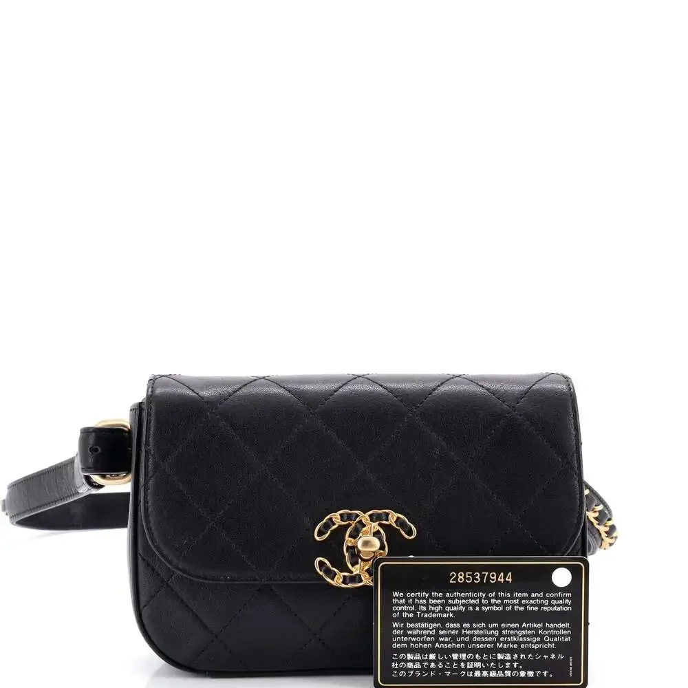Chanel Chain Infinity Waist Bag Quilted #258306C33B